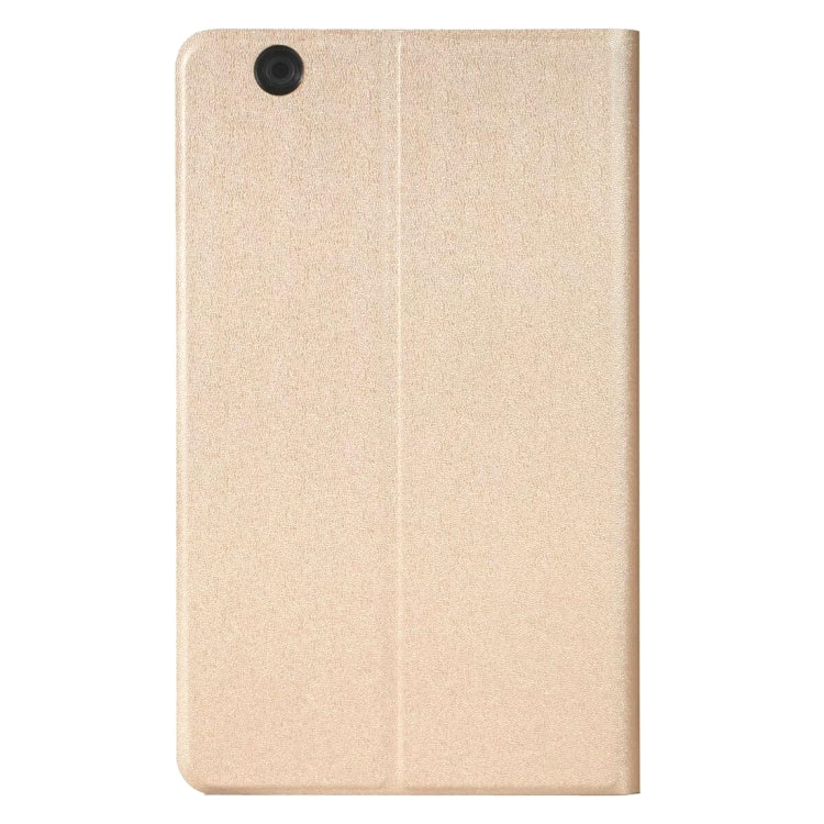 For LG G Pad III 8.0 / V525 Goldstone Texture Horizontal Flip Solid Color Leather Case with Holder