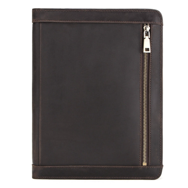 CF2015 For iPad Pro 11 / 10.5 / 9.7 inch Retro Crazy Horse Texture Zipper Multifunctional Tablet PC Protective Leather Case with Card Slots & Pen Slot & Photo Holder