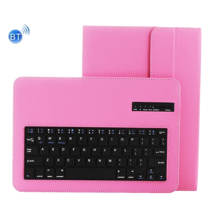 Universal Bluetooth V3.0 Keyboard Detachable PU Leather Tablet Case for 9.7-10 inch Tablet PC