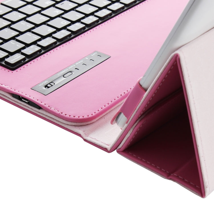 Universal Bluetooth V3.0 Keyboard Detachable PU Leather Tablet Case for 9.7-10 inch Tablet PC