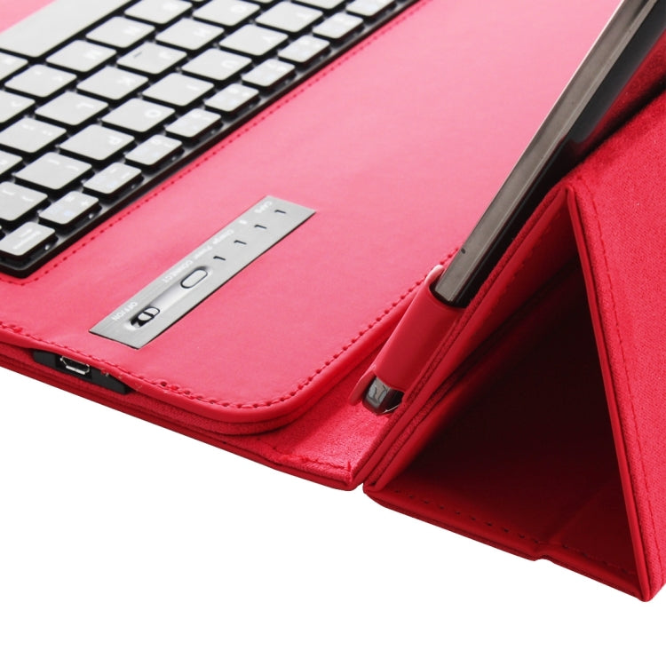 Universal Bluetooth V3.0 Keyboard Detachable PU Leather Tablet Case for 9.7-10 inch Tablet PC