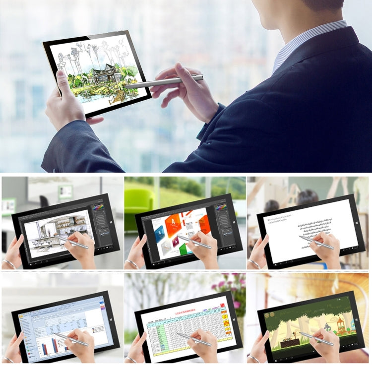 Business Style Metal Body Active Stylus Pen with Auto Sleep Function, Size: Length 15cm x Diameter 9.1mm, For Teclast Tbook 10 (E6N5 / E6N6 / E6N8) & Tbook 10 S & Tbook 11 (E5A6 / E5A7) & TbooK 16 Pro (E5C8) & X16 Plus Tablet PC