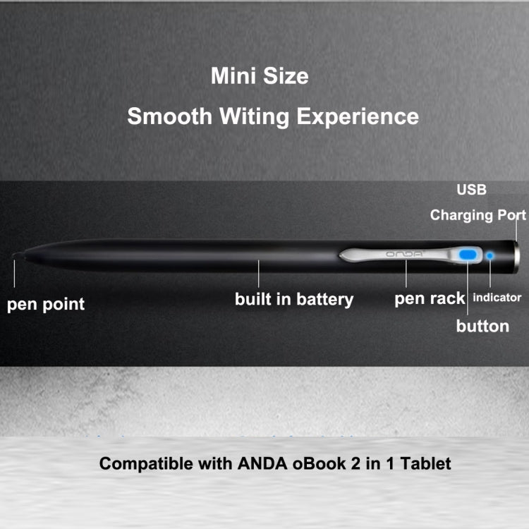 ONDA Tablet PC Business Style Active Stylus Pen Handwriting Pen, For ONDA oBook Tablet , Pen Point Diameter: 1mm