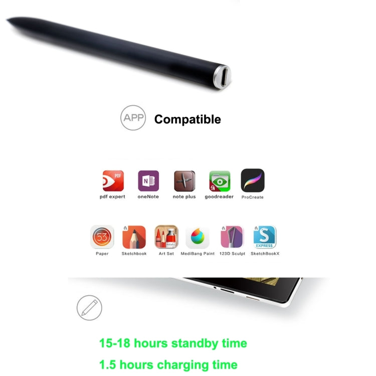 ONDA Tablet PC Business Style Active Stylus Pen Handwriting Pen, For ONDA oBook Tablet , Pen Point Diameter: 1mm
