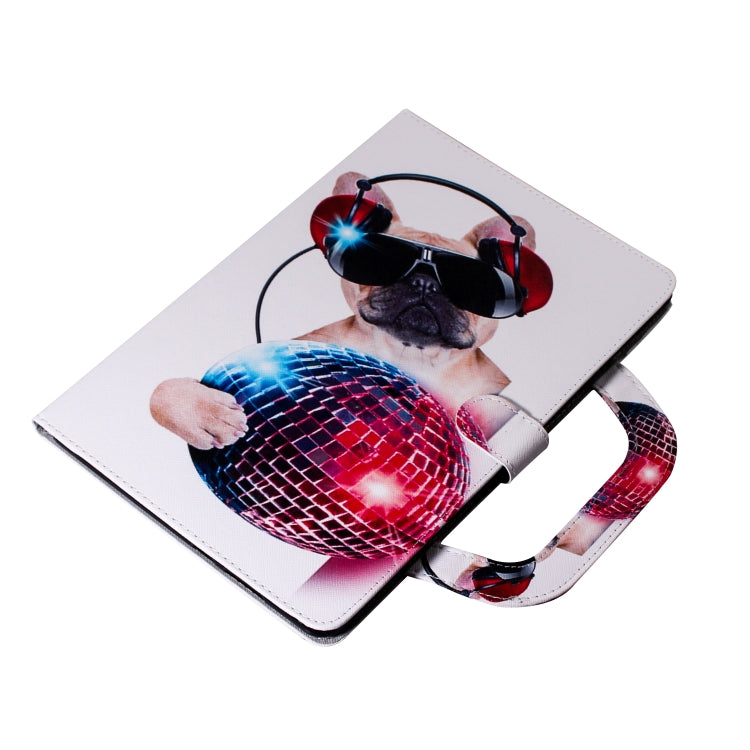 Fashion Dog Pattern Horizontal Flip Leather Case for Huawei MediaPad M5 Lite 10, with Holder & Card Slot & Wallet