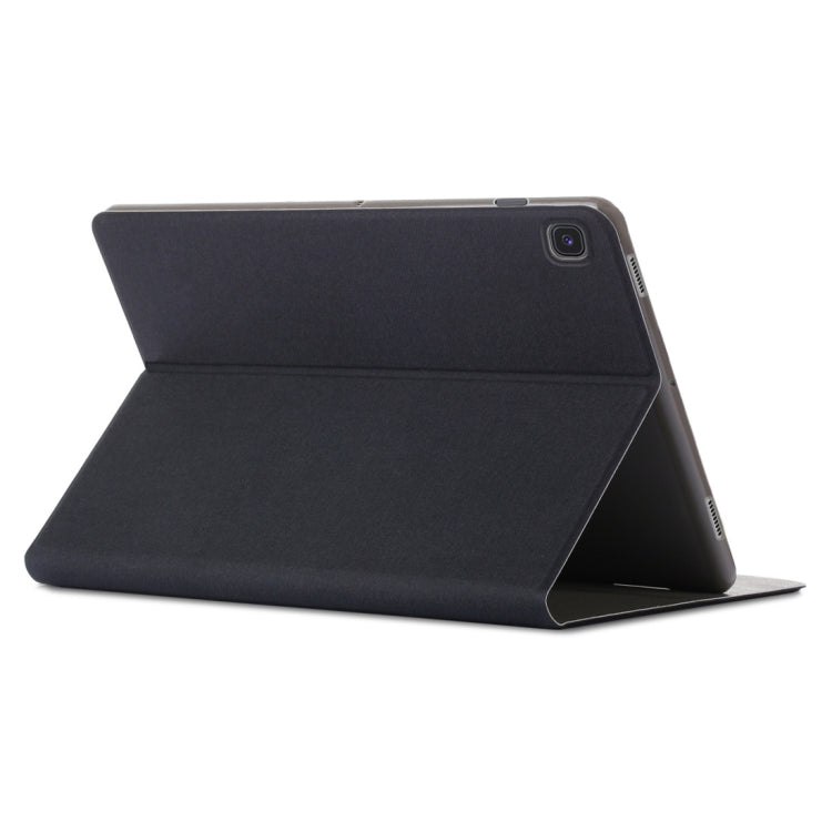 Solid Color Horizontal Flip TPU + PU Leather Case for Galaxy Tab S5e T720 / T725, with Holder / Wake-up Function