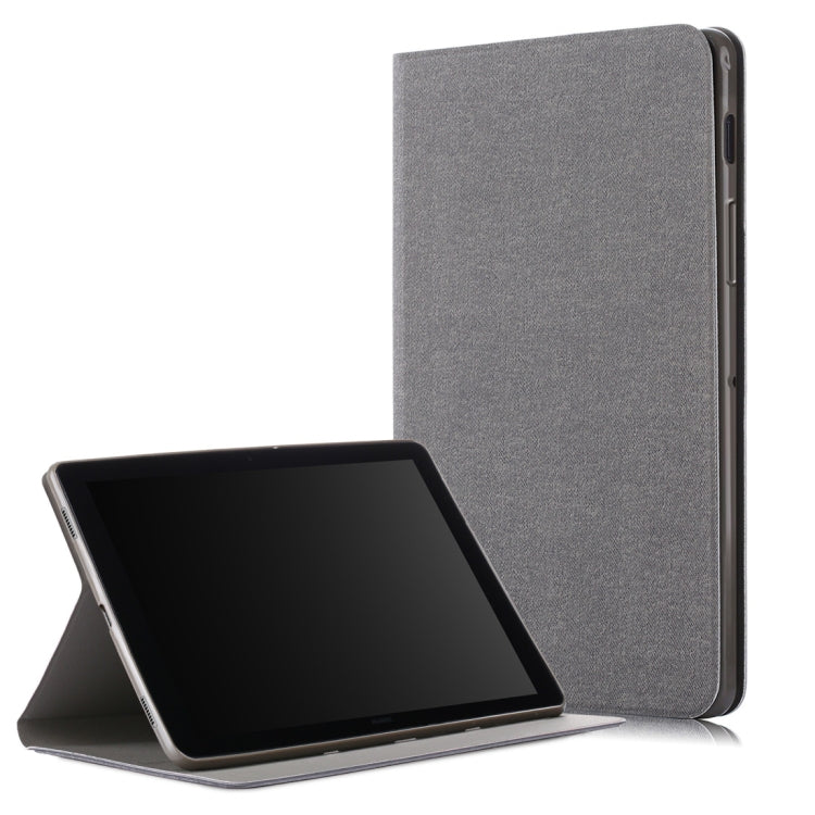 Solid Color Horizontal Flip TPU + PU Leather Case for Galaxy Tab S5e T720 / T725, with Holder / Wake-up Function