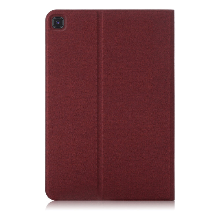 Solid Color Horizontal Flip TPU + PU Leather Case for Galaxy Tab S5e T720 / T725, with Holder / Wake-up Function