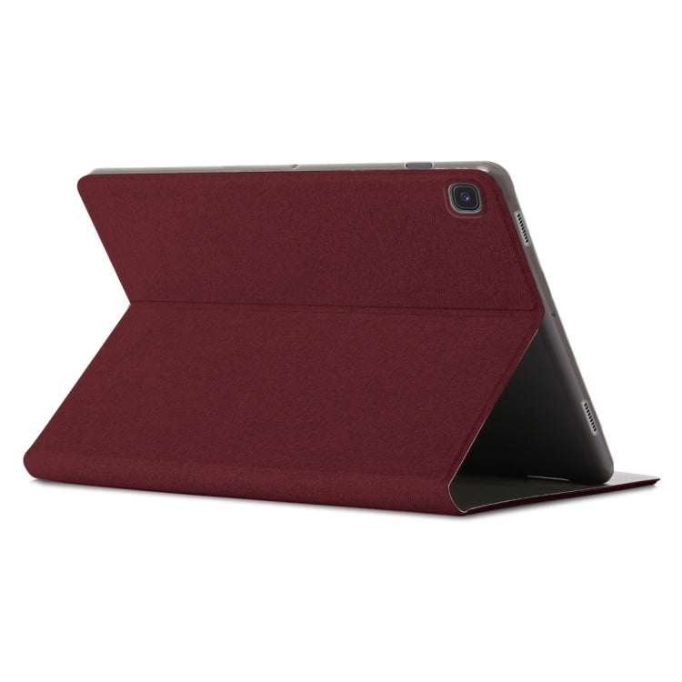 Solid Color Horizontal Flip TPU + PU Leather Case for Galaxy Tab S5e T720 / T725, with Holder / Wake-up Function