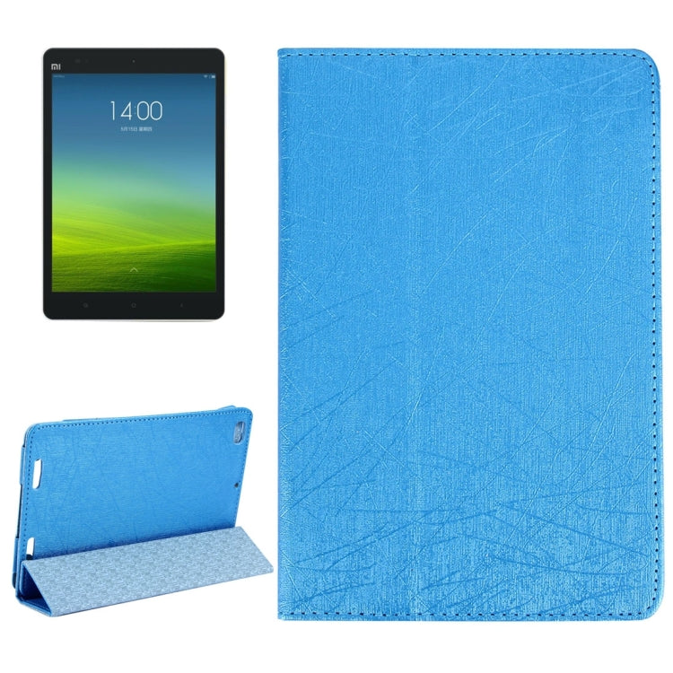 Strokes Texture Magnetic Horizontal Flip Leather Case with 3-folding Holder for Xiaomi Mi Pad 2