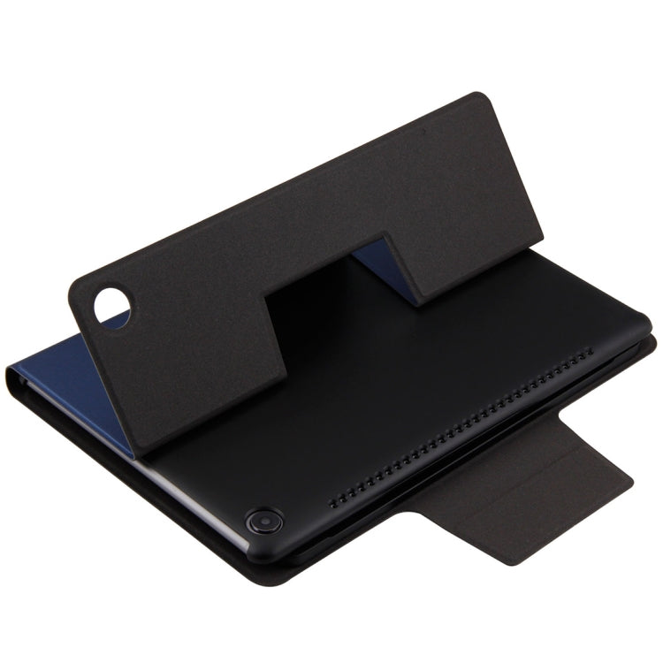 Detachable Magnetic Bluetooth Keyboard Ultrathin Toughened Glass Mirror Leather Tablet Case for Huawei MediaPad M5 10.8 inch, with Holder
