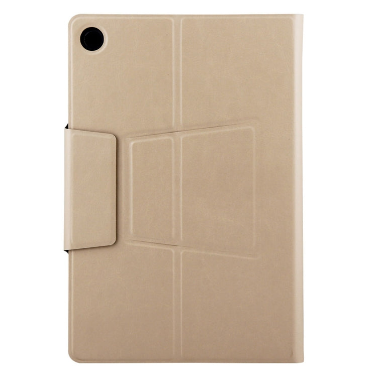 Detachable Magnetic Bluetooth Keyboard Ultrathin Toughened Glass Mirror Leather Tablet Case for Huawei MediaPad M5 10.8 inch, with Holder