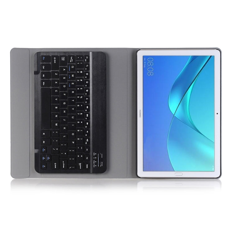 Detachable Bluetooth Keyboard Ultrathin Horizontal Flip Leather Tablet Case for Huawei MediaPad M5 10.8 inch, with Holder