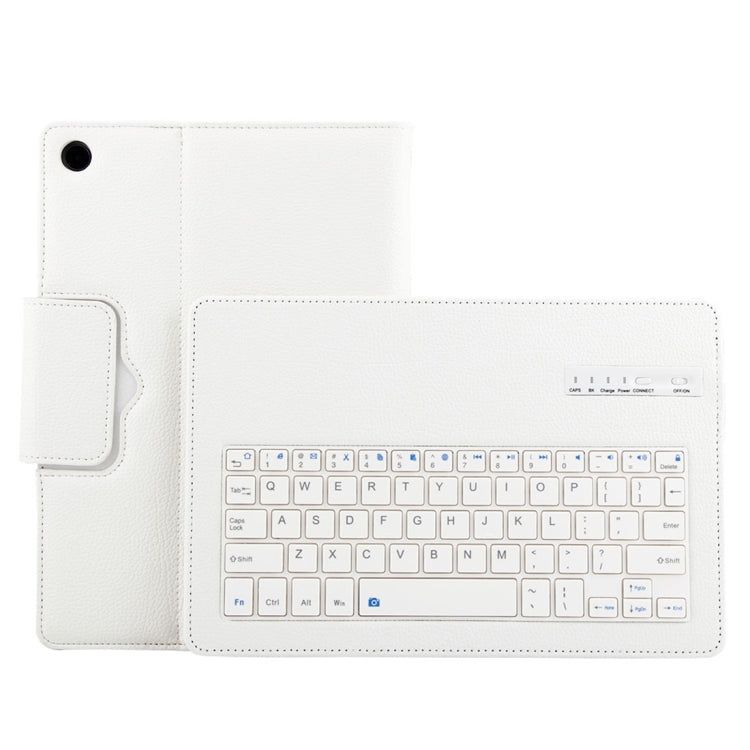 Detachable Bluetooth Keyboard + Litchi Texture Horizontal Flip Leather Tablet Case for Huawei MediaPad M5 Pro / M5 10.8 inch, with Holder