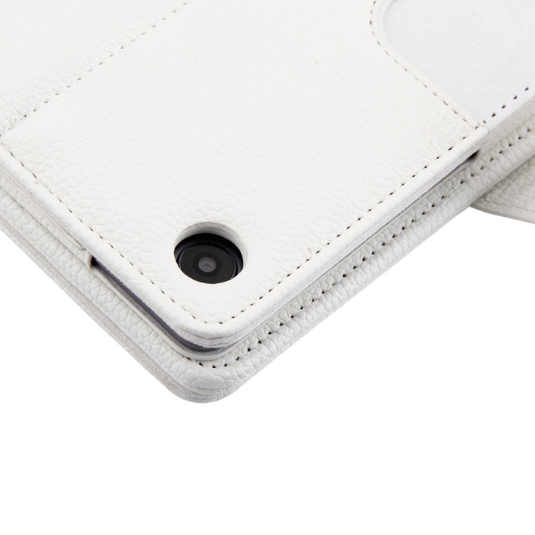 Detachable Bluetooth Keyboard + Litchi Texture Horizontal Flip Leather Tablet Case for Huawei MediaPad M5 Pro / M5 10.8 inch, with Holder