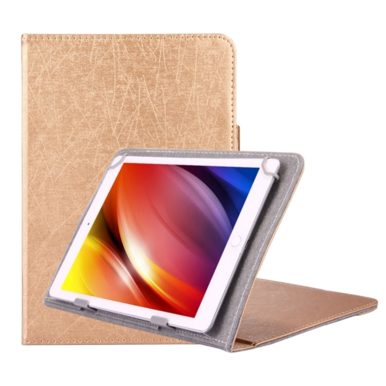 Universal Strokes Texture Horizontal Flip Leather Case with Holder for 7 inch Tablet PC