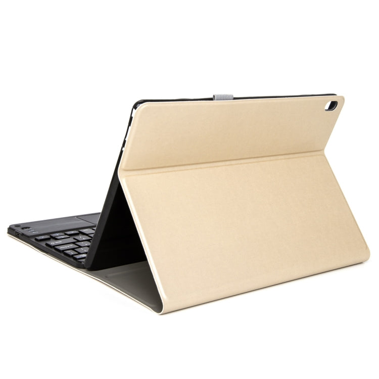 DY-E10 2 in 1 Removable Bluetooth Keyboard + Protective Leather Tablet Case with Touchpad & Holder for Lenovo Tab E10