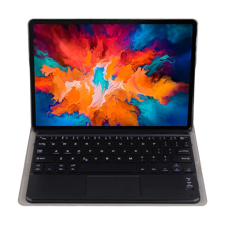 DY-E10 2 in 1 Removable Bluetooth Keyboard + Protective Leather Tablet Case with Touchpad & Holder for Lenovo Tab E10