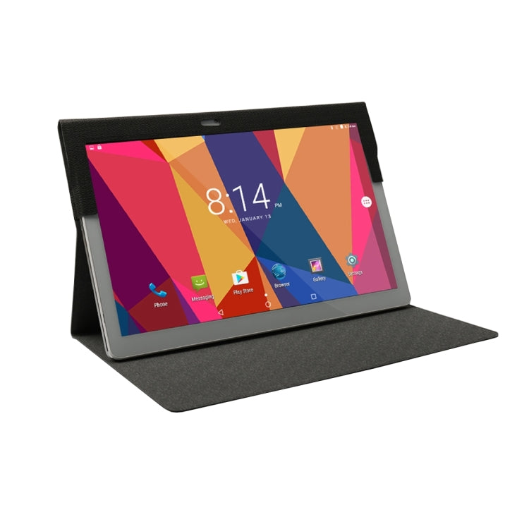 OCUBE for  Cube T12 & T10 (WMC1248) Ultrathin Herringbone Texture Horizontal Flip Leather Case with Holder(Black)