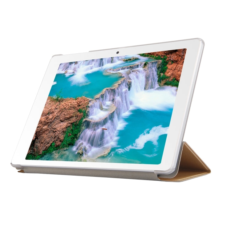 OCUBE for  Cube T12 (WMC5101) & T10 (WMC1248) Frosted Texture Horizontal Flip Leather Case with Three-folding Holder