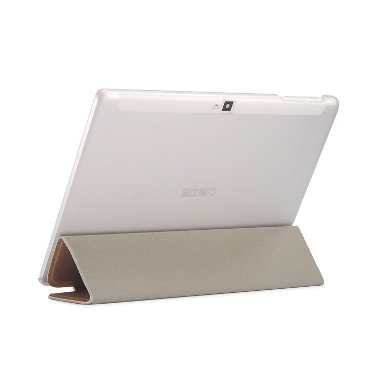 OCUBE for  Cube T12 (WMC5101) & T10 (WMC1248) Frosted Texture Horizontal Flip Leather Case with Three-folding Holder