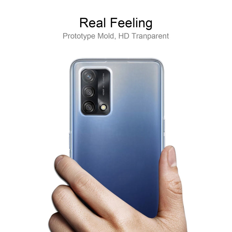 For OPPO F19 0.75mm Ultra-thin Transparent TPU Soft Protective Case