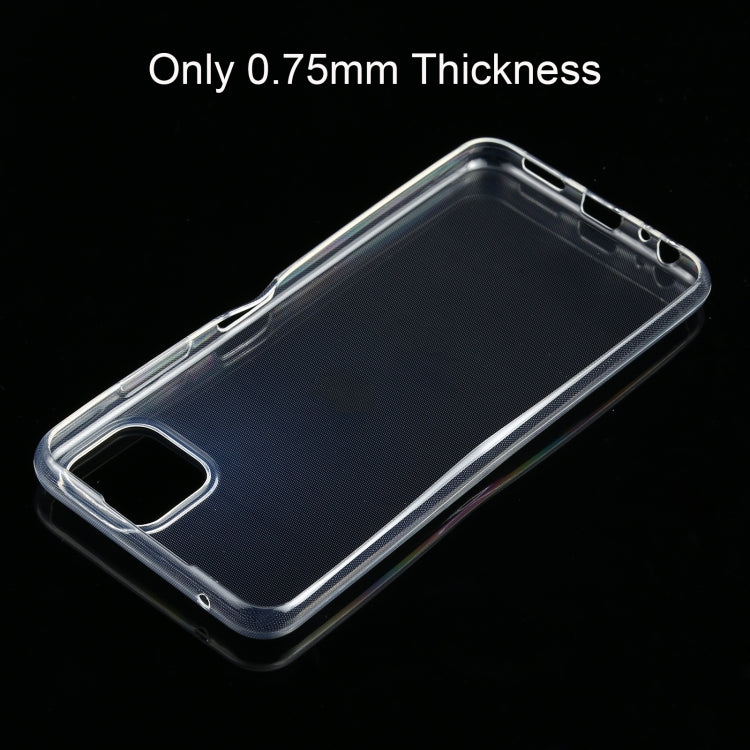 For Samsung Galaxy A22 5G 0.75mm Ultra-thin Transparent TPU Soft Protective Case