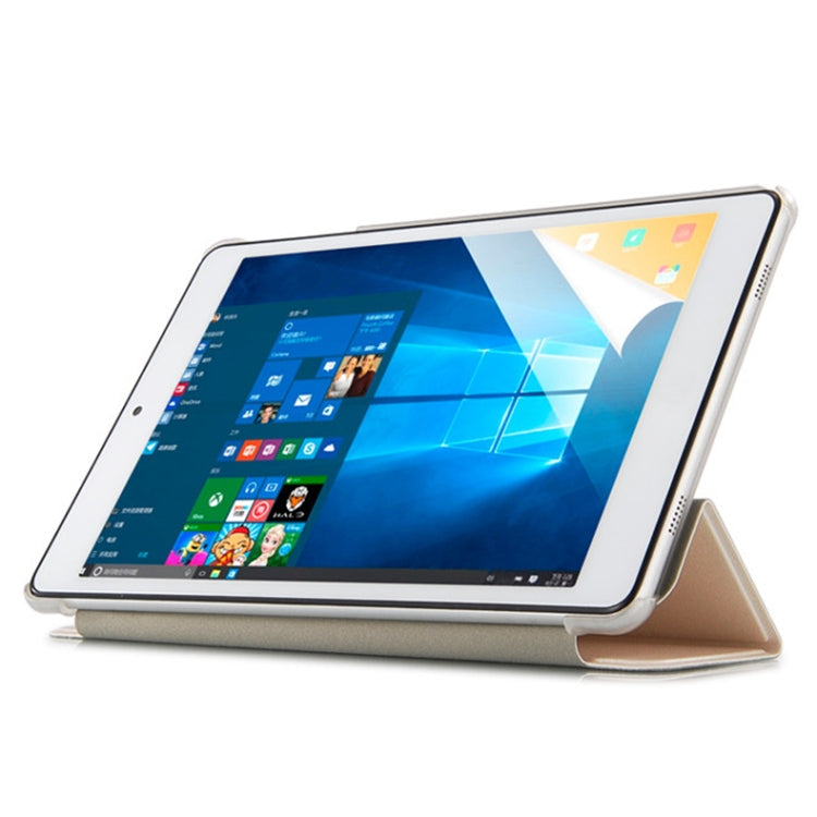 Frosted Texture Horizontal Flip PU Leather Protective Case for Teclast P80 Pro,  with Three-folding Holder