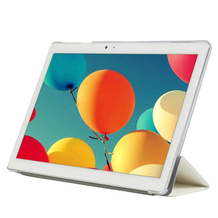 Frosted Texture Horizontal Flip PU Leather Protective Case for Teclast T10,  with Three-folding Holder
