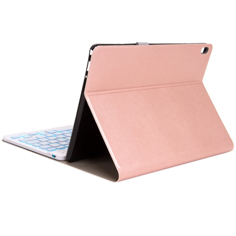 M10S 2 in 1 Removable Bluetooth Keyboard + Leather Tablet Case with Backlight & Holder for Lenovo Tab M10 TB-X505X
