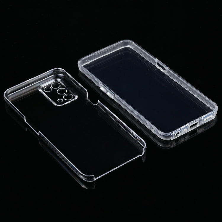 For OPPO A54 5G/A74 5G/A93 5G PC+TPU Ultra-Thin Double-Sided All-Inclusive Transparent Case