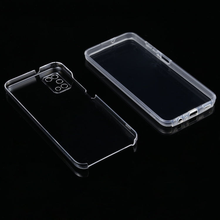 For Samsung Galaxy A03s PC+TPU Ultra-Thin Double-Sided All-Inclusive Transparent Case