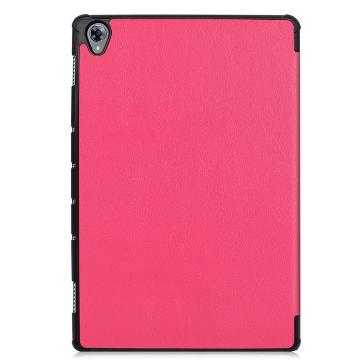 Custer Texture Horizontal Deformation Flip Leather Case for Huawei MediaPad M6 10.8 / Matepad 10.8 (2020), with Three-folding Holder & Sleep / Wake-up Function