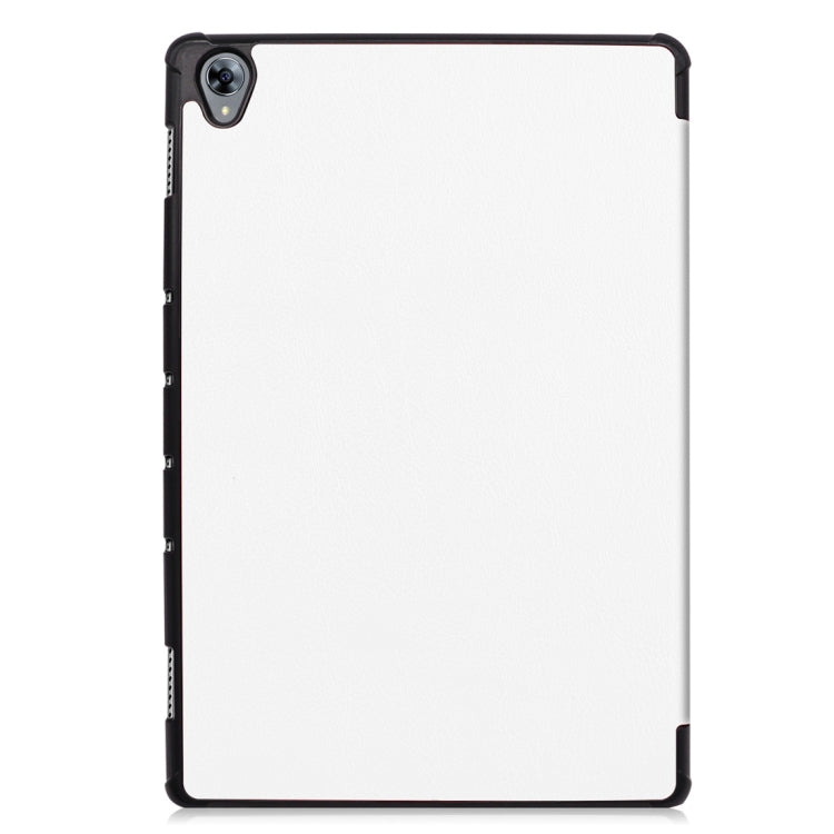 Custer Texture Horizontal Deformation Flip Leather Case for Huawei MediaPad M6 10.8 / Matepad 10.8 (2020), with Three-folding Holder & Sleep / Wake-up Function