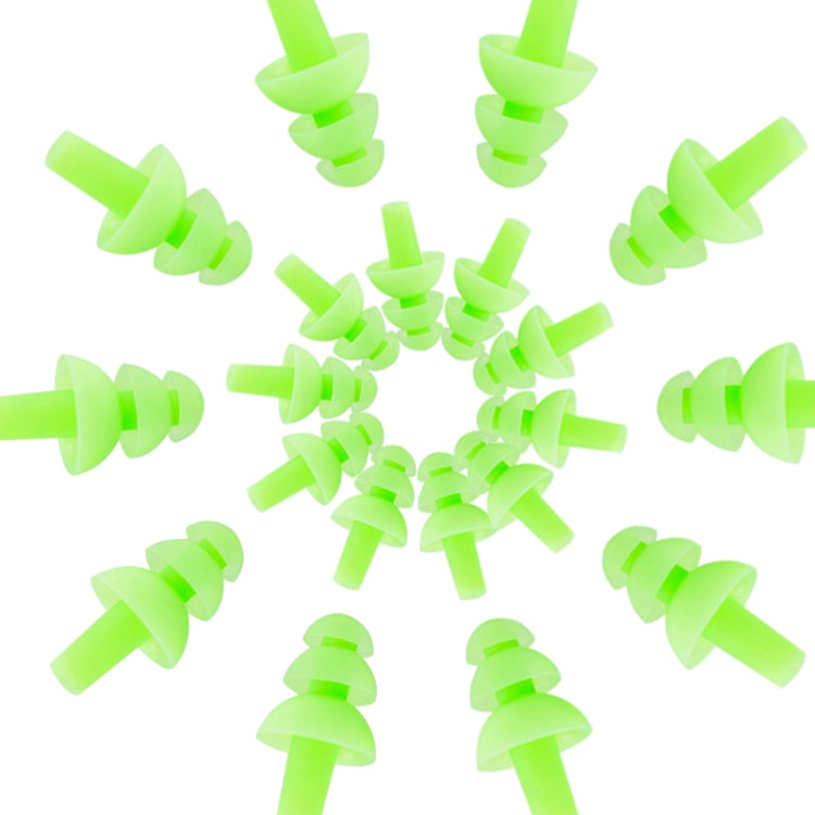 10 Pairs Waterproof Swimming Silicone Earplugs for Adult Swimmers Children Diving Soft Anti-Noise Ear Plug