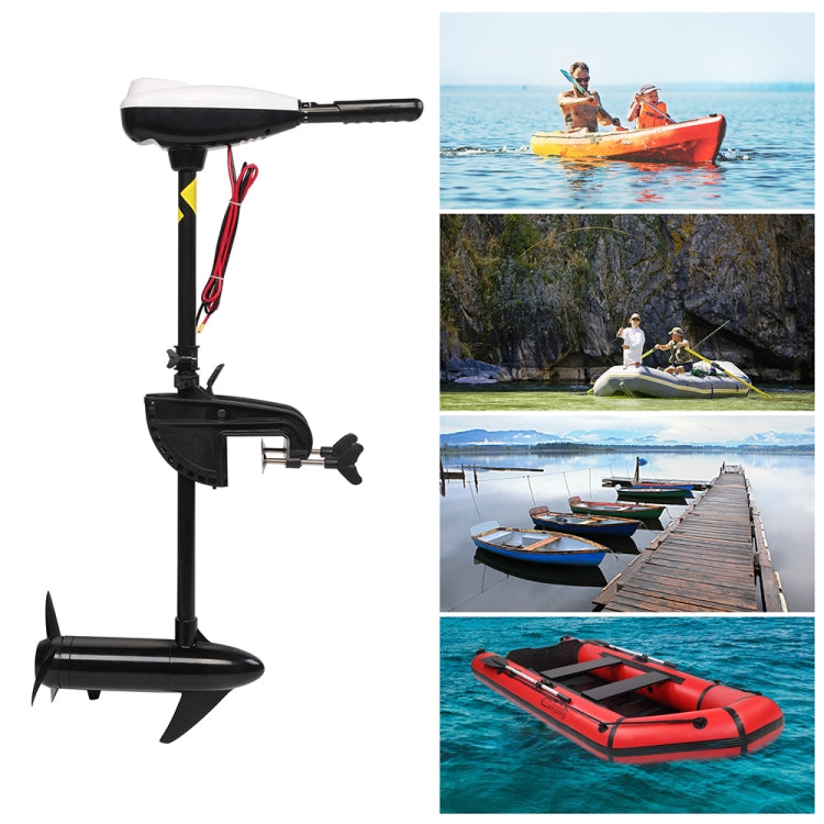 [US Warehouse] 12V 55lbs Fiberglass Main Pole Marine Electric Propeller Engine