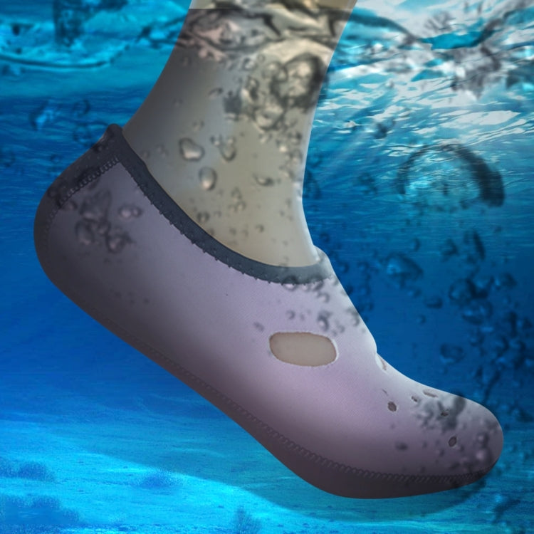 Comfortable and anti-slip 3MM swimming diving socks breathable water to swim the beach socks Size:M (37-38)