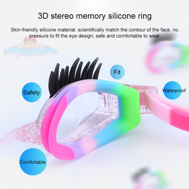 YG-1718 Children Cartoon Silicone Swimming Glasses