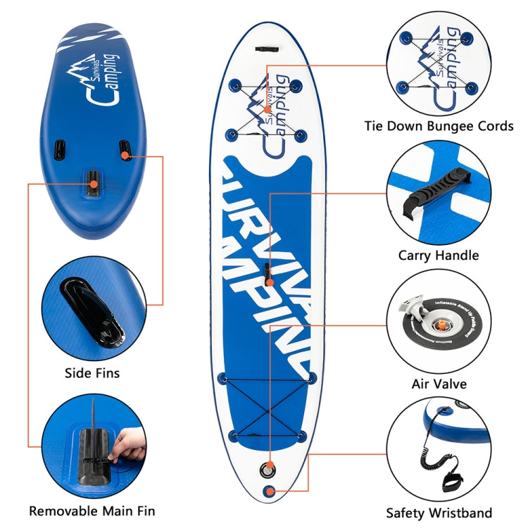 [US Warehouse] 11 inch Adult Inflatable SUP Stand Up Surfboard