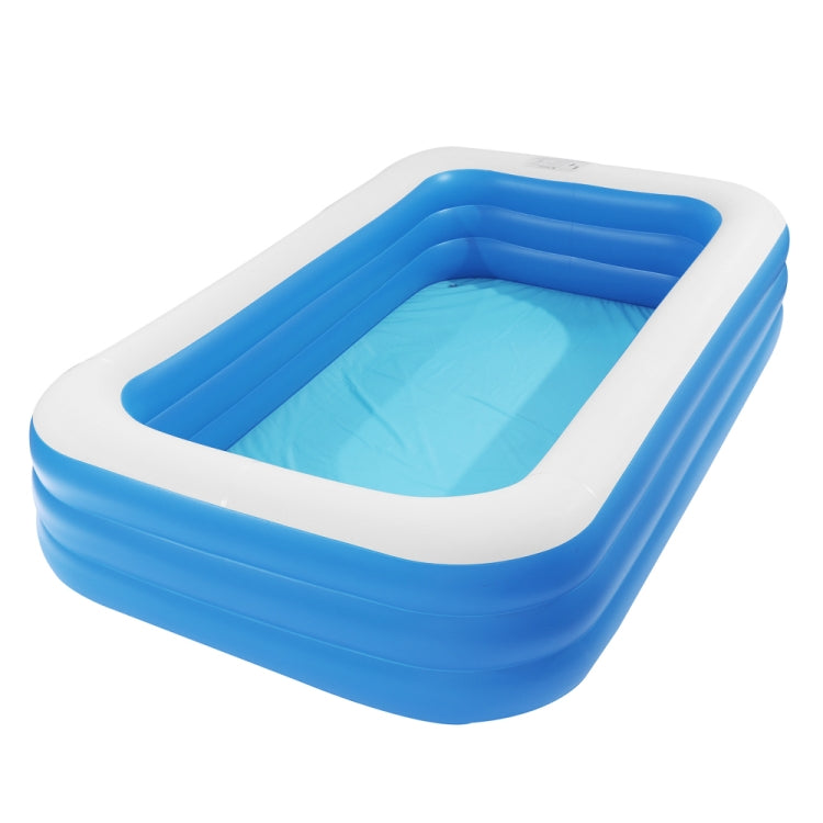 [US Warehouse] PVC Rectangle Inflatable Swimming Pool, Size: 302x183x59cm