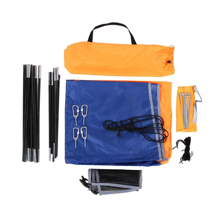 68347 Folding Awning Canoe Rubber Inflatable Boat Parasol Tent for 2 Person,Boat is not Included
