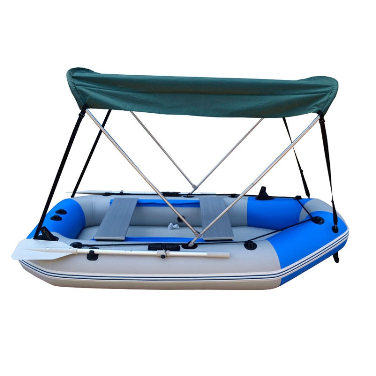 Outdoor Folding Awning Canoe Rubber Inflatable Boat Parasol Tent for 2-5 Person,Boat is not Included
