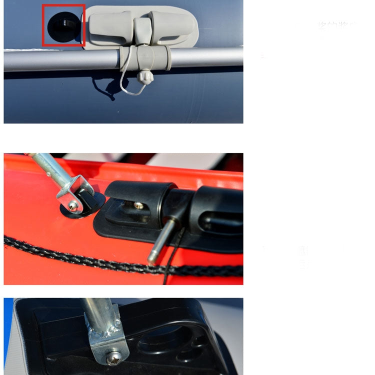 Outdoor Folding Awning Canoe Rubber Inflatable Boat Parasol Tent for 2-5 Person,Boat is not Included
