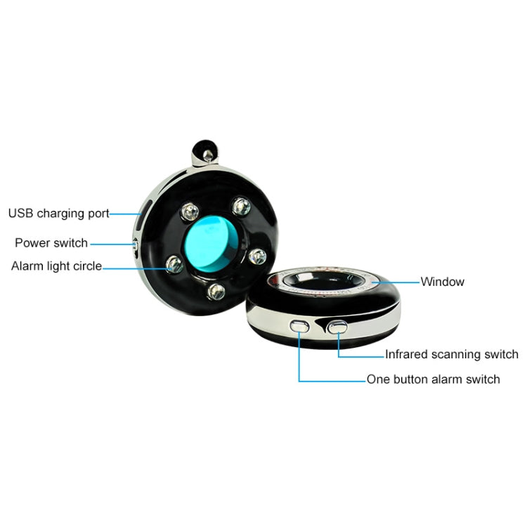 K100 Mini Camera Detector LED Infrared Scanning Anti-Theft Accessories