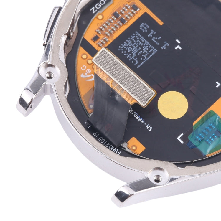 Original LCD Screen Digitizer Full Assembly with Frame for Samsung Galaxy Watch4 Classic 42mm SM-R880/R885