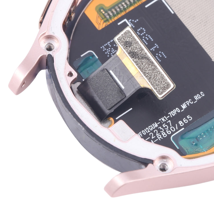 Original LCD Screen Digitizer Full Assembly with Frame for Samsung Galaxy Watch4 40mm SM-R860/R865