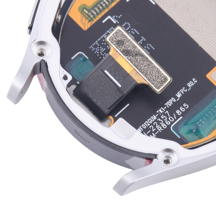 Original LCD Screen Digitizer Full Assembly with Frame for Samsung Galaxy Watch4 40mm SM-R860/R865