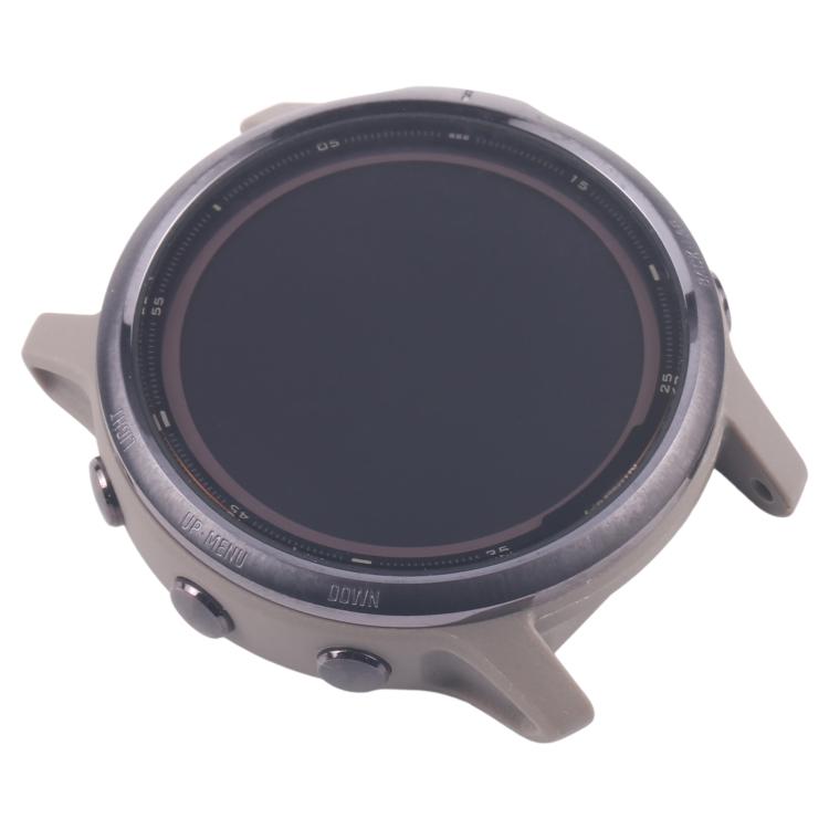 For Garmin Fenix 6S Solar Original LCD Screen with Digitizer Full Assembly - Coffee