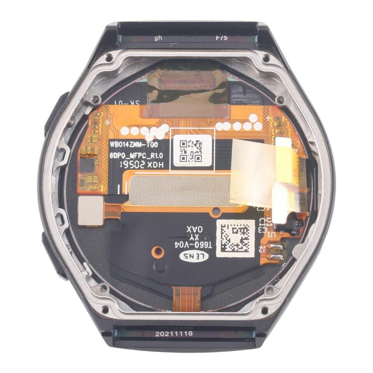 For Huawei Watch GT 2e HCT-B19 LCD Screen Digitizer Full Assembly with Frame  - Black
