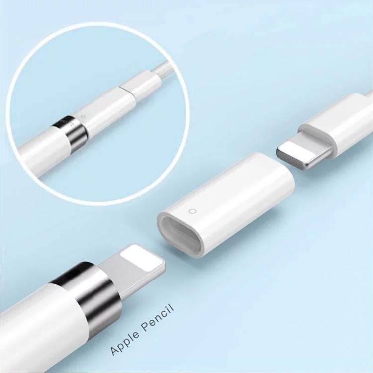 For Apple Pencil 1 8 Pin Female Port to 8 Pin Female Port Charging Adapter, Only Compatible iPad 10